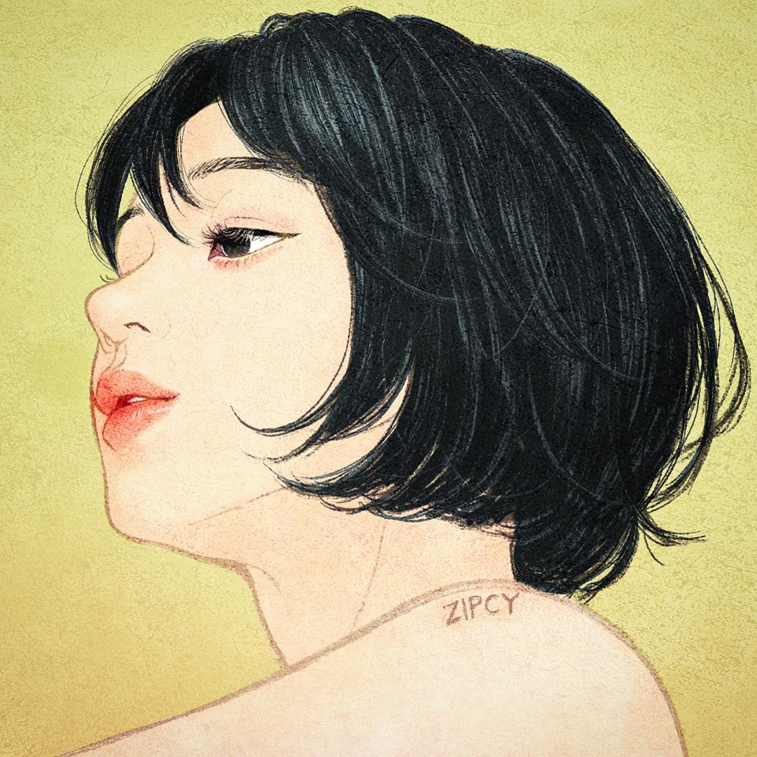 韩国插画家: zipcy 梁世恩