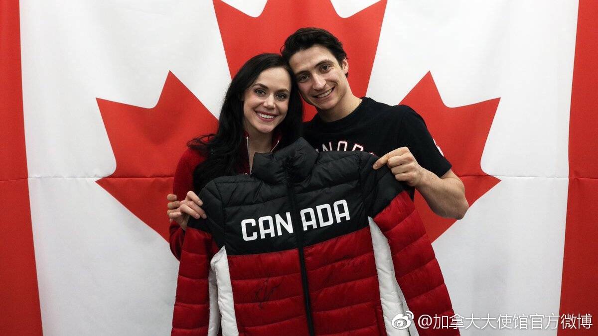 加拿大花滑运动员 tessa virtue&scott moir 图片来源见水印
