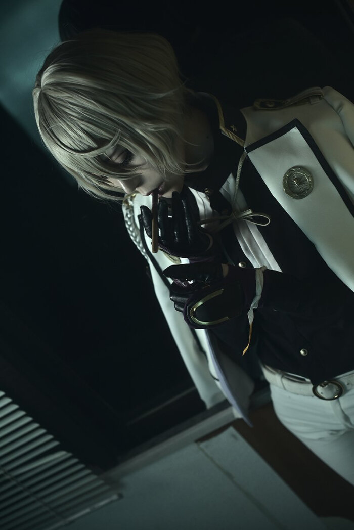 转自推特#刀剑乱舞cos#髭切