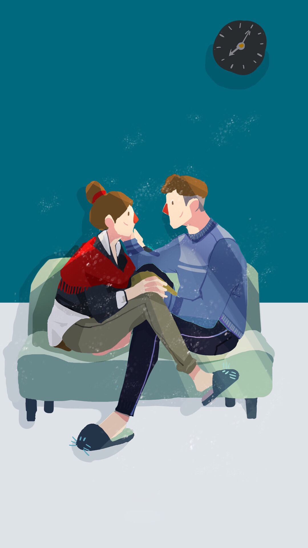 情侣壁纸-情侣日常-堆糖,美好生活研究所