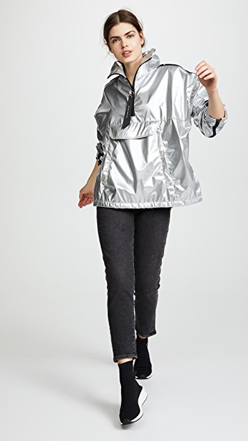 daniel patrick 套头粗呢连帽大衣