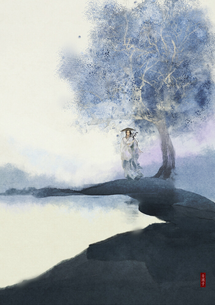 【古风风景人物意境】作者:青团子