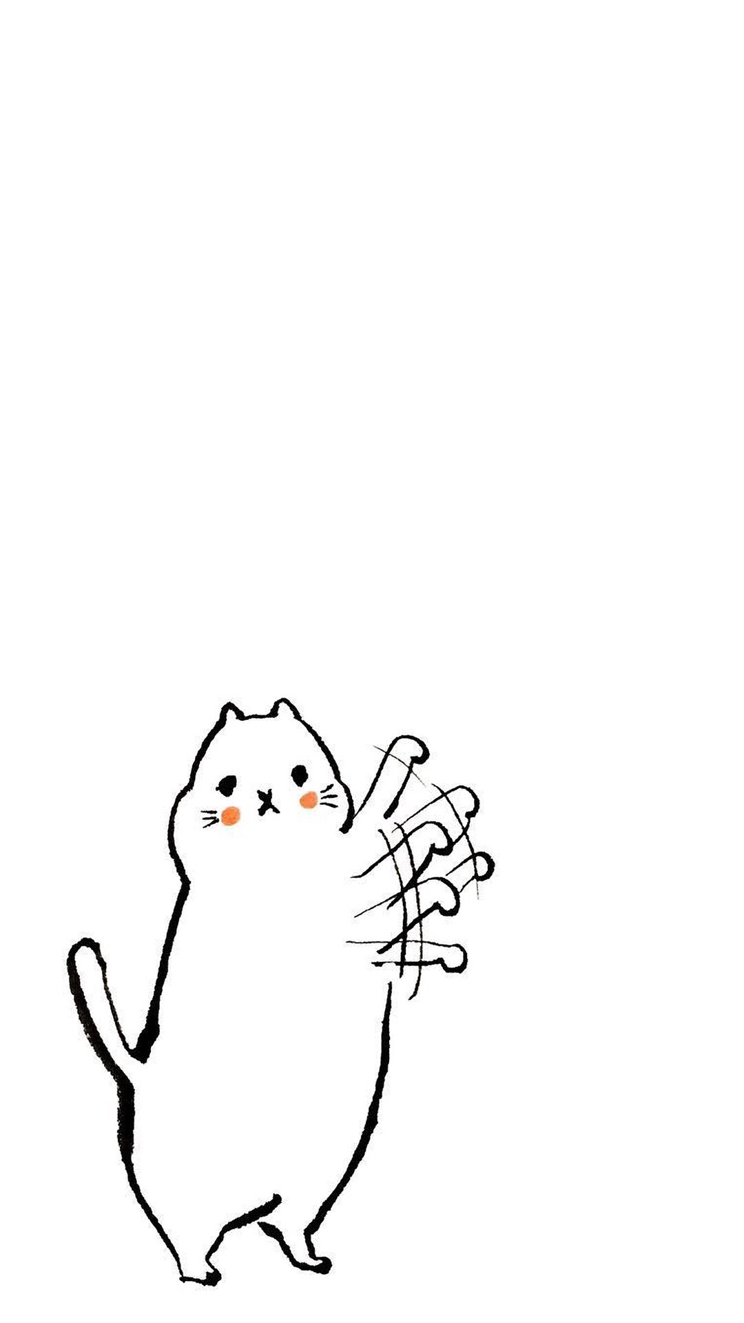 黑白配,线稿,简约卡通画