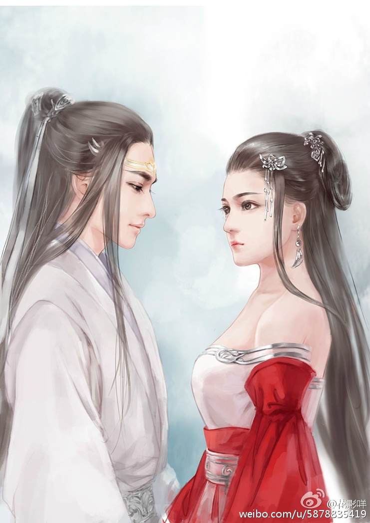 古风情侣 〕作者 花影咩