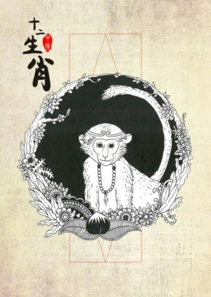 十二生肖线描