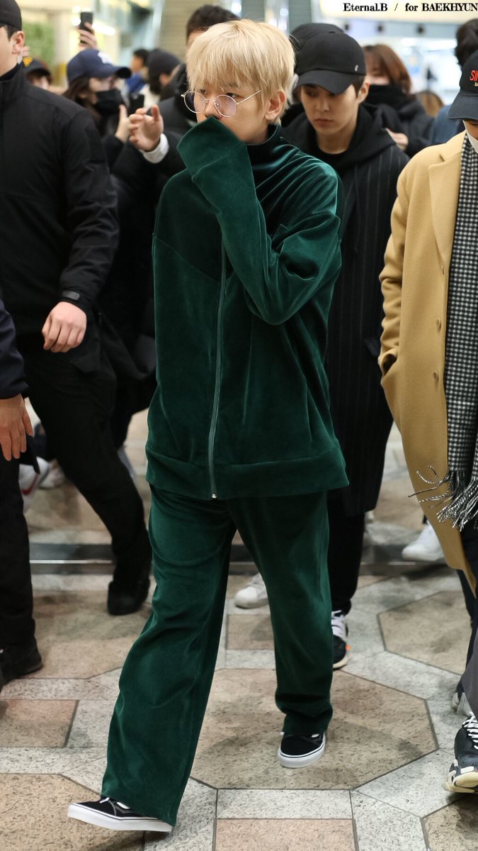 边伯贤180124/金浦机场