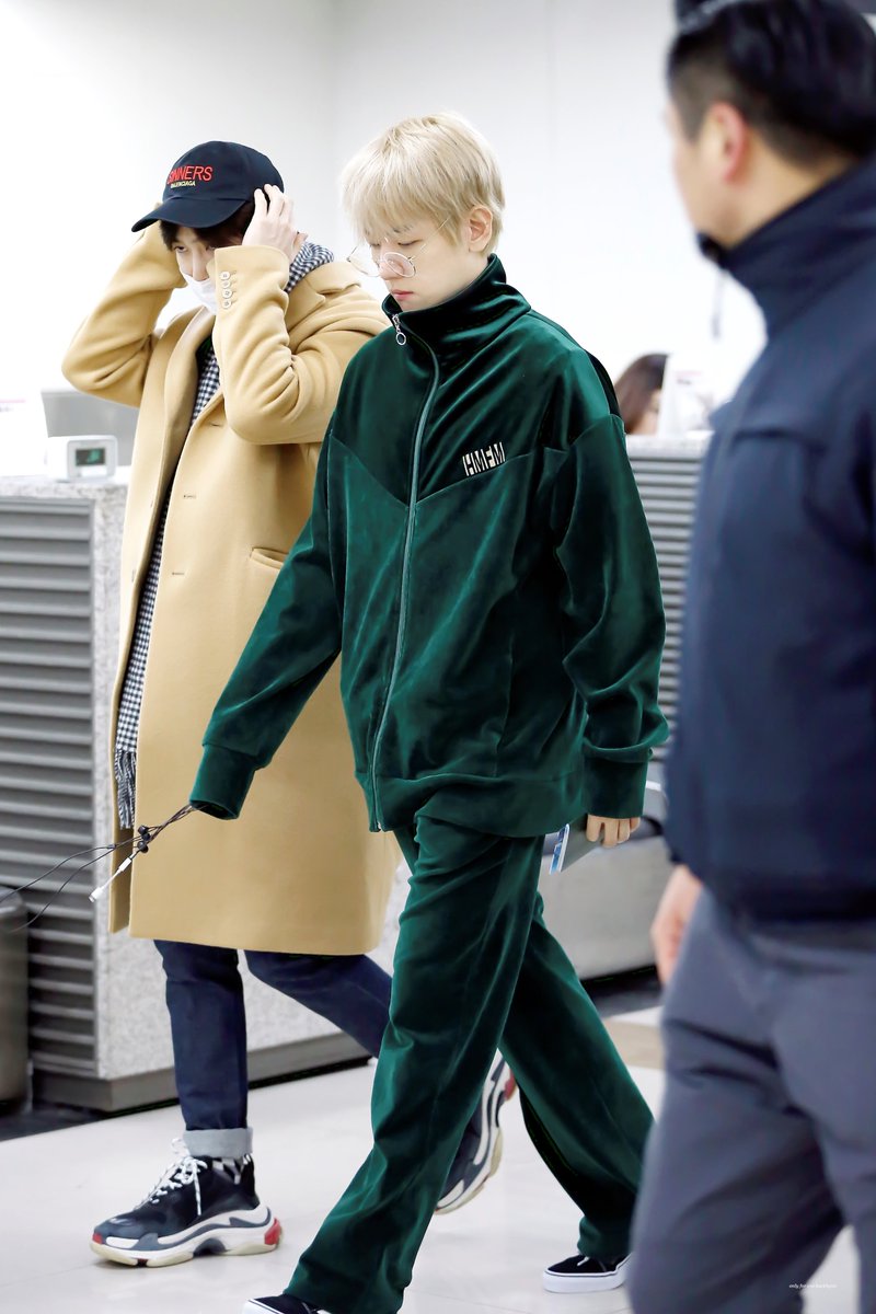 边伯贤180124/金浦机场