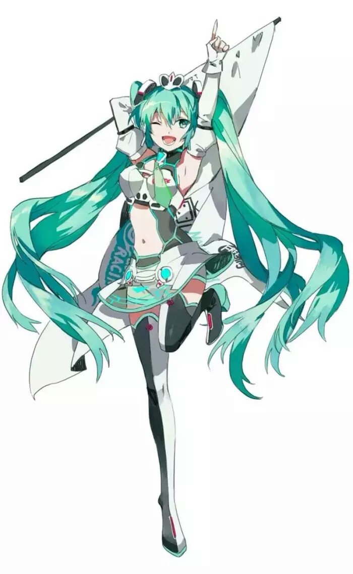 初音未来 miku 赛车音 公主殿下 图源网络 侵删致歉