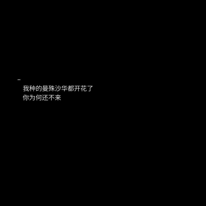 『黑底文字图』很遗憾没能走进你的心中