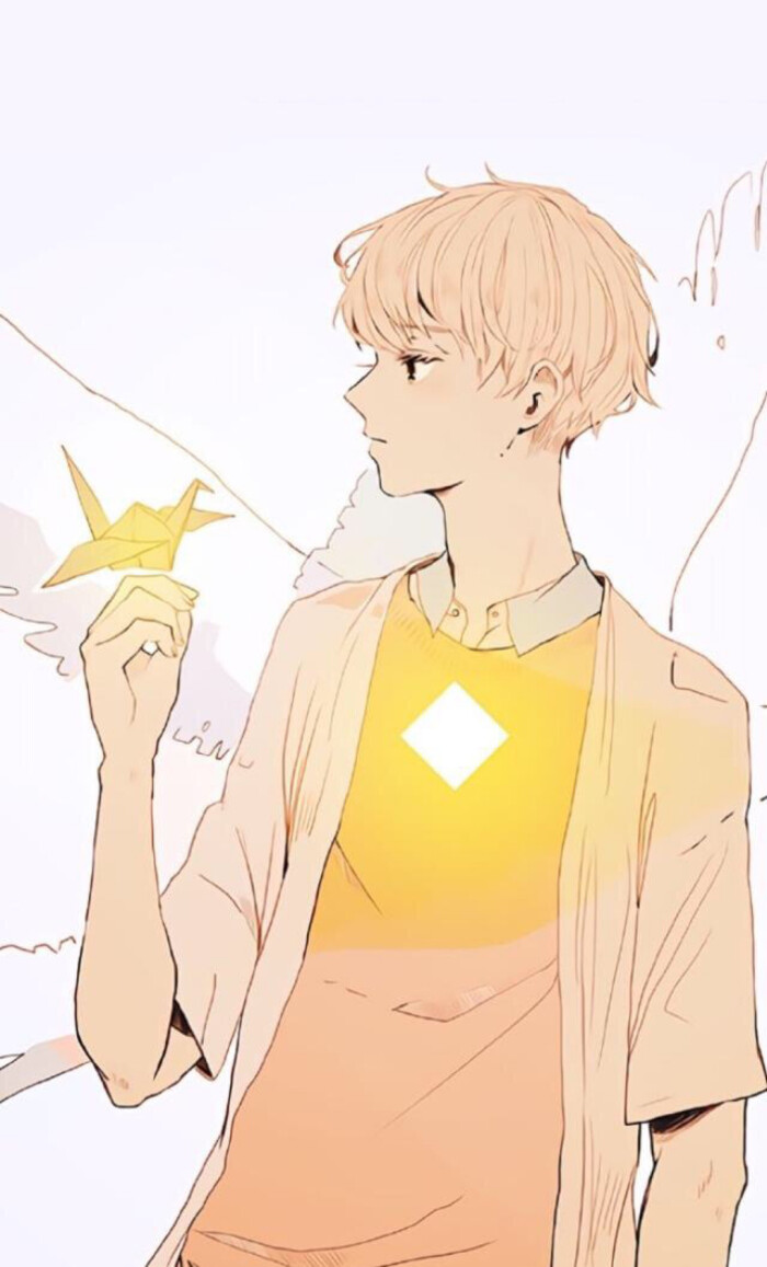 动漫.男头.可爱.帅气.忧伤.千纸鹤.
