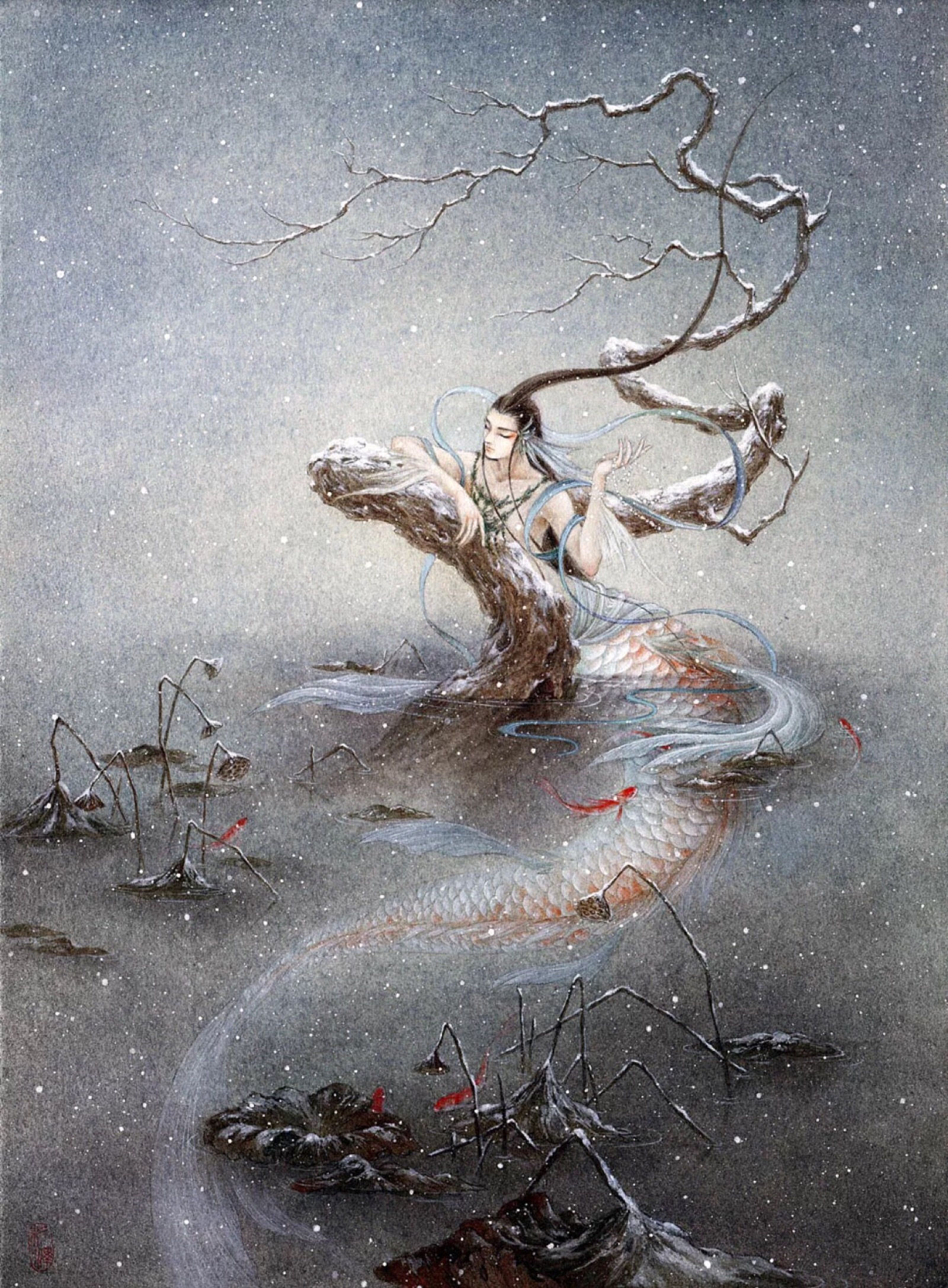 本土画师杉泽的作品