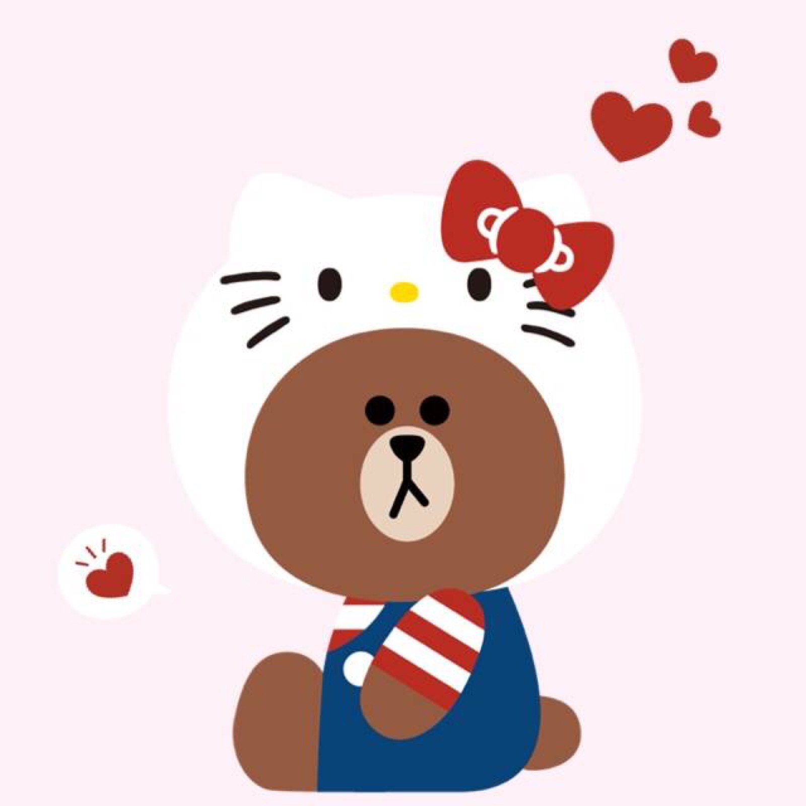 line friends情侣头像,更多尺寸line高清原图关注微博:@名儿叫七七酱