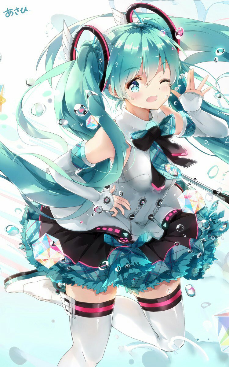 miku 初音未来 初音ミク 未来有你 ‖pixiv画师:あさひ(画师id=