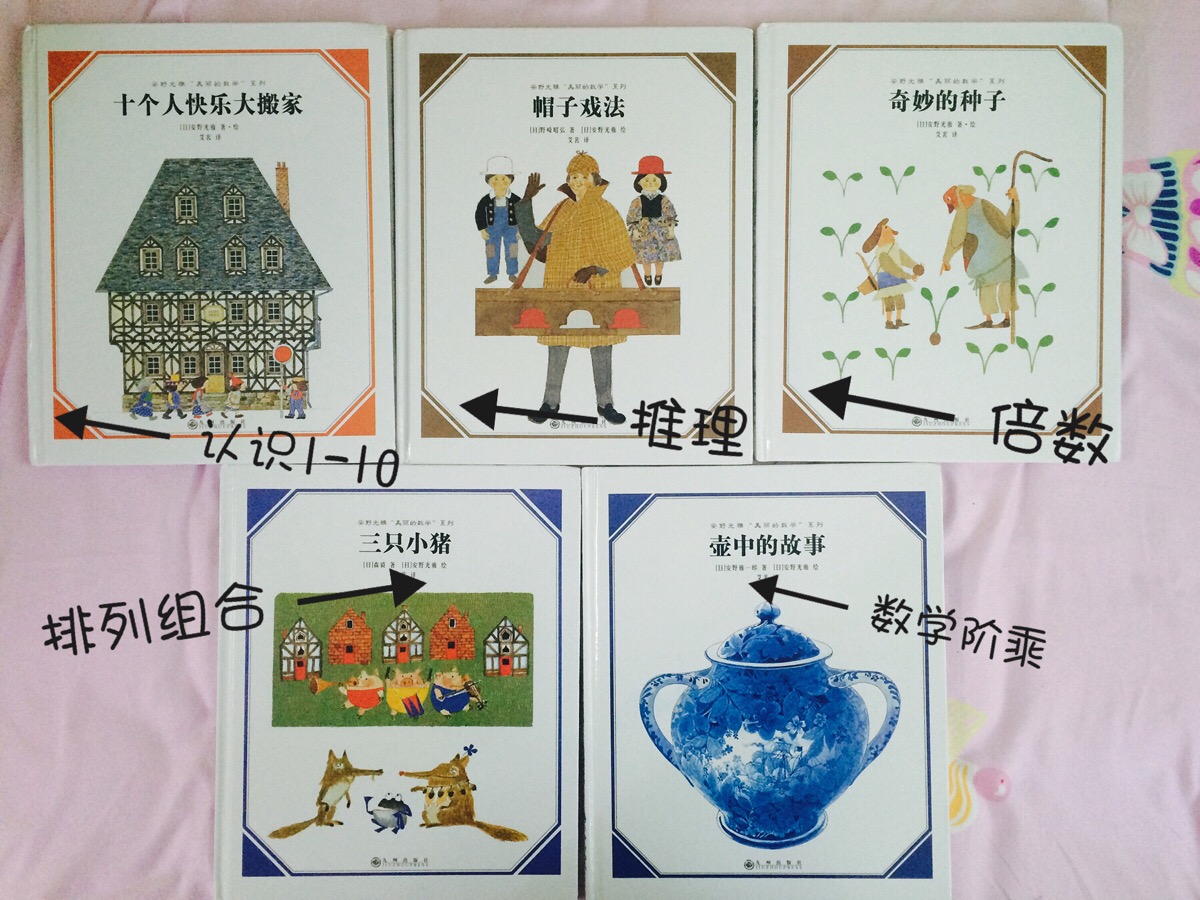 安野光雅的"美丽的数学"系列绘本——这是一套有趣的数学学习绘本,共