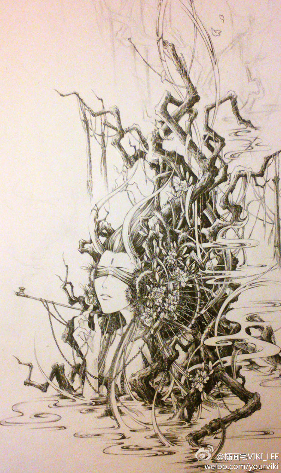 迷离的线 viki lee 插画作品 2013高清版