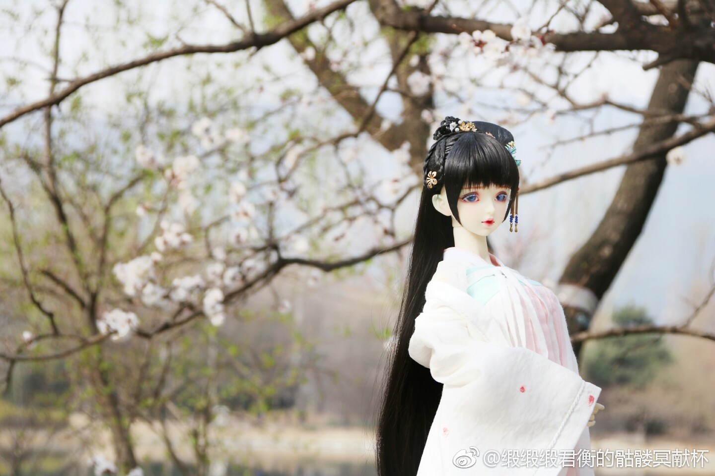 古风美人 sd娃娃 bjd 玩具 人偶 壁纸 萌物