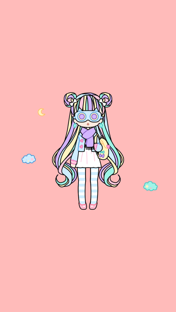 粉彩少女