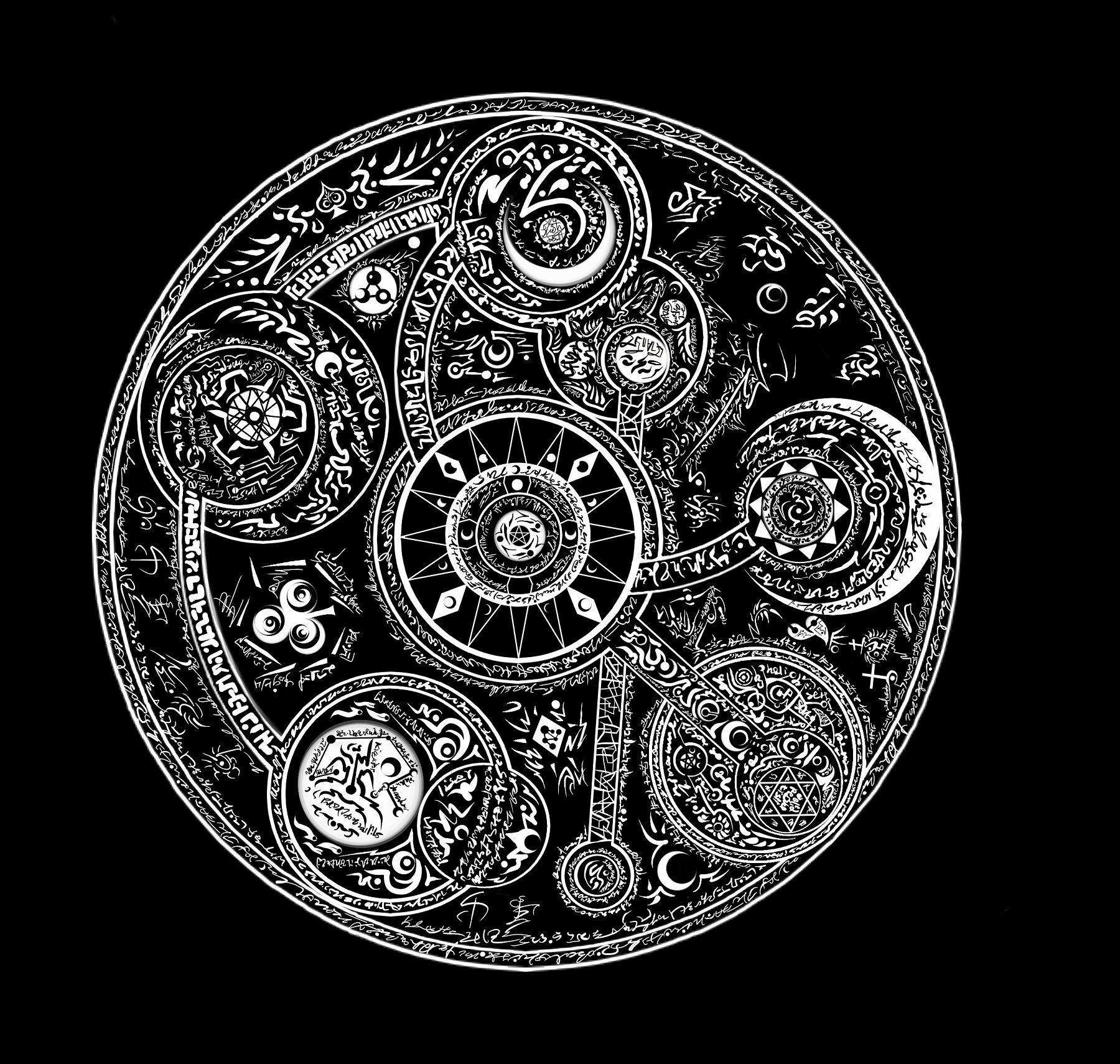 魔法阵.魔幻.男频.黑色.红色.白色.