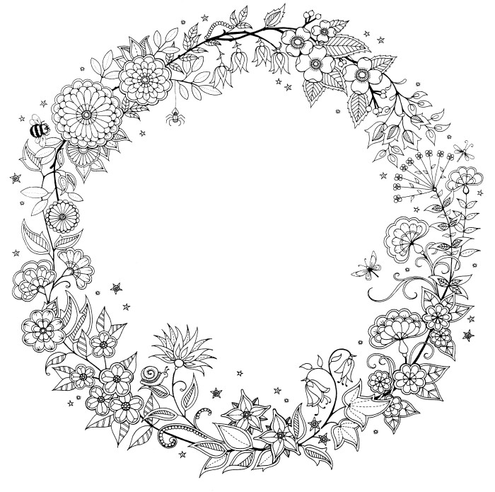 秘密花园空白稿