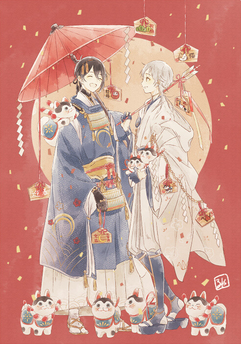 三日月宗近 鹤丸国永 三日鹤