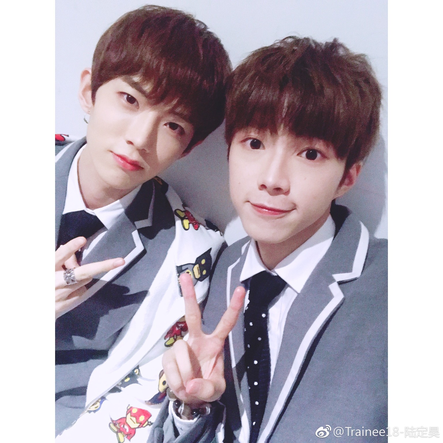 偶像练习生黄新淳and陆定昊