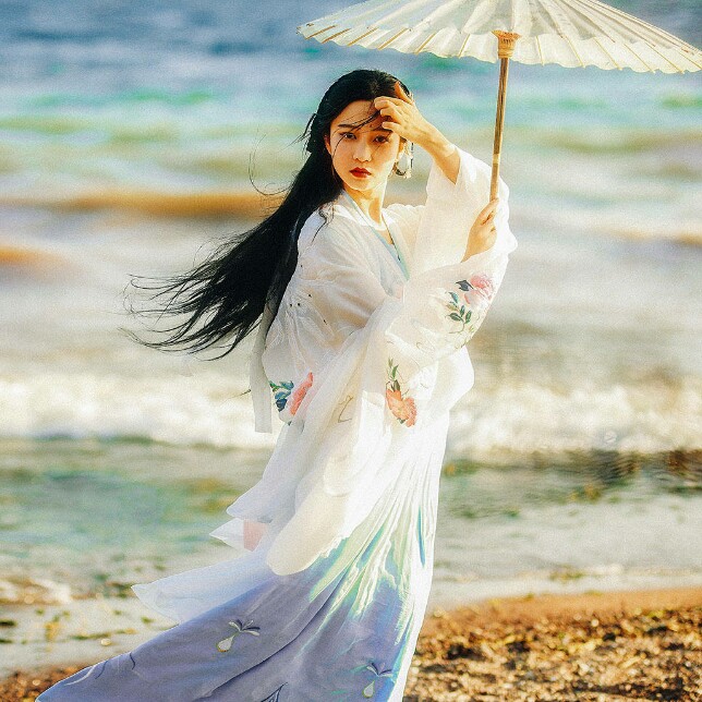 古风真人 壁纸 女生头像 女头 小清新 虐心 唯美 高清 意境 古风 古风