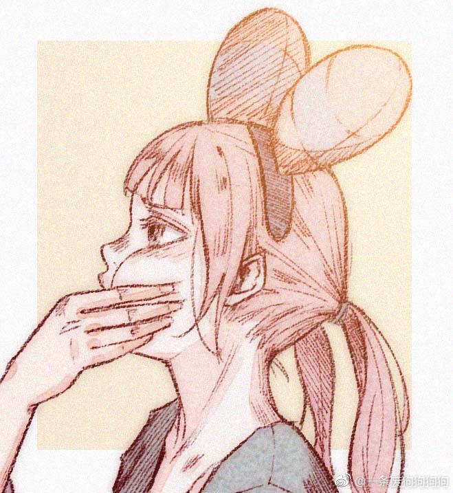 一条废狗狗狗狗 二次元 插画 少女 动漫 兔子不想和你说话 条条