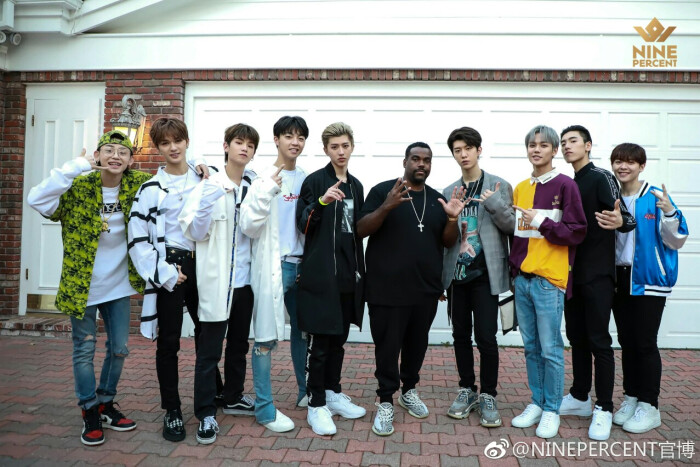 nine percent 男团百分之九少年 9%蔡徐坤 陈立农 范丞丞 justin