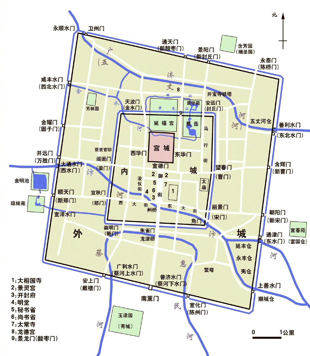 京都古城地图图片