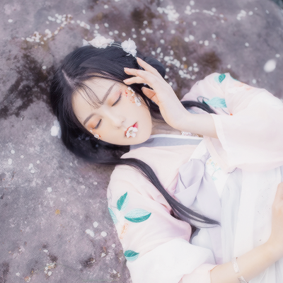 十里桃花灼灼 只取一朵放心上 足矣丨@白衣沾霜华 自截 禁二传禁二改