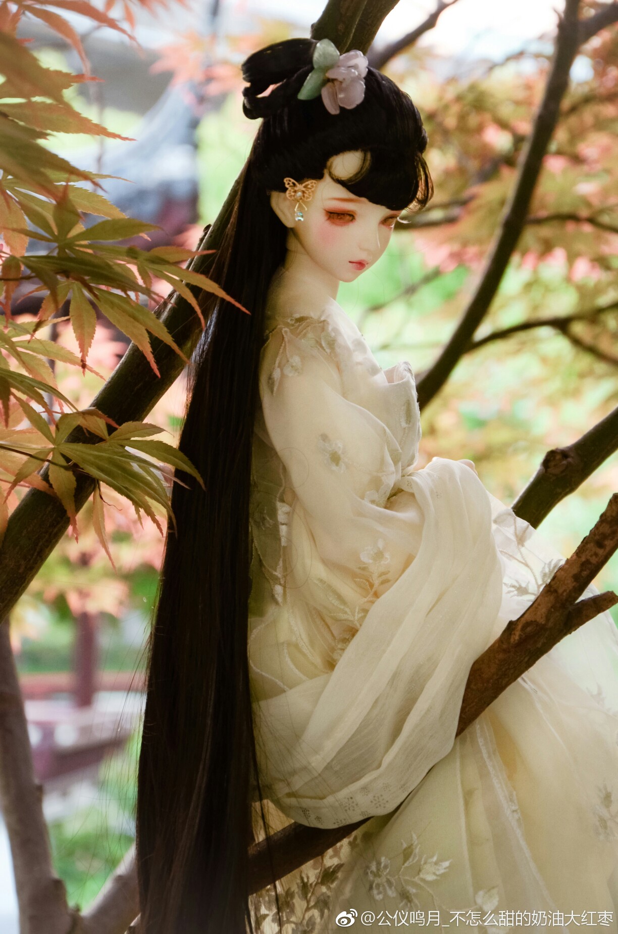 古风美人 sd娃娃 bjd 玩具 人偶 壁纸 萌物