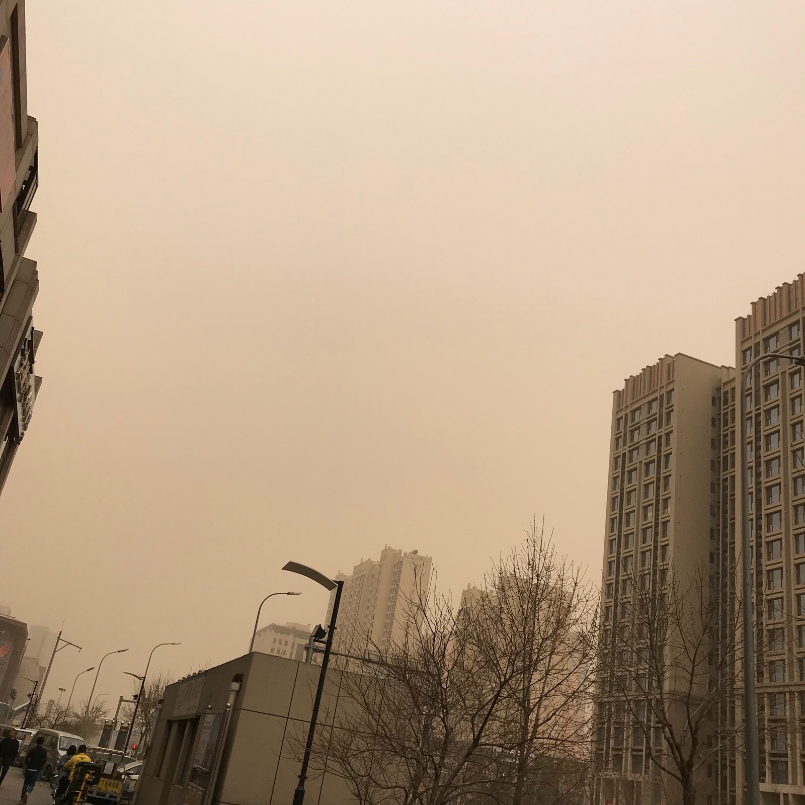 北京雾霾天 无滤镜