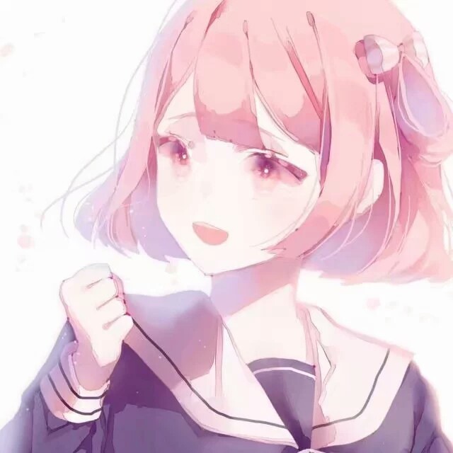 女生头像 团头 三人团头 少女粉色系头像