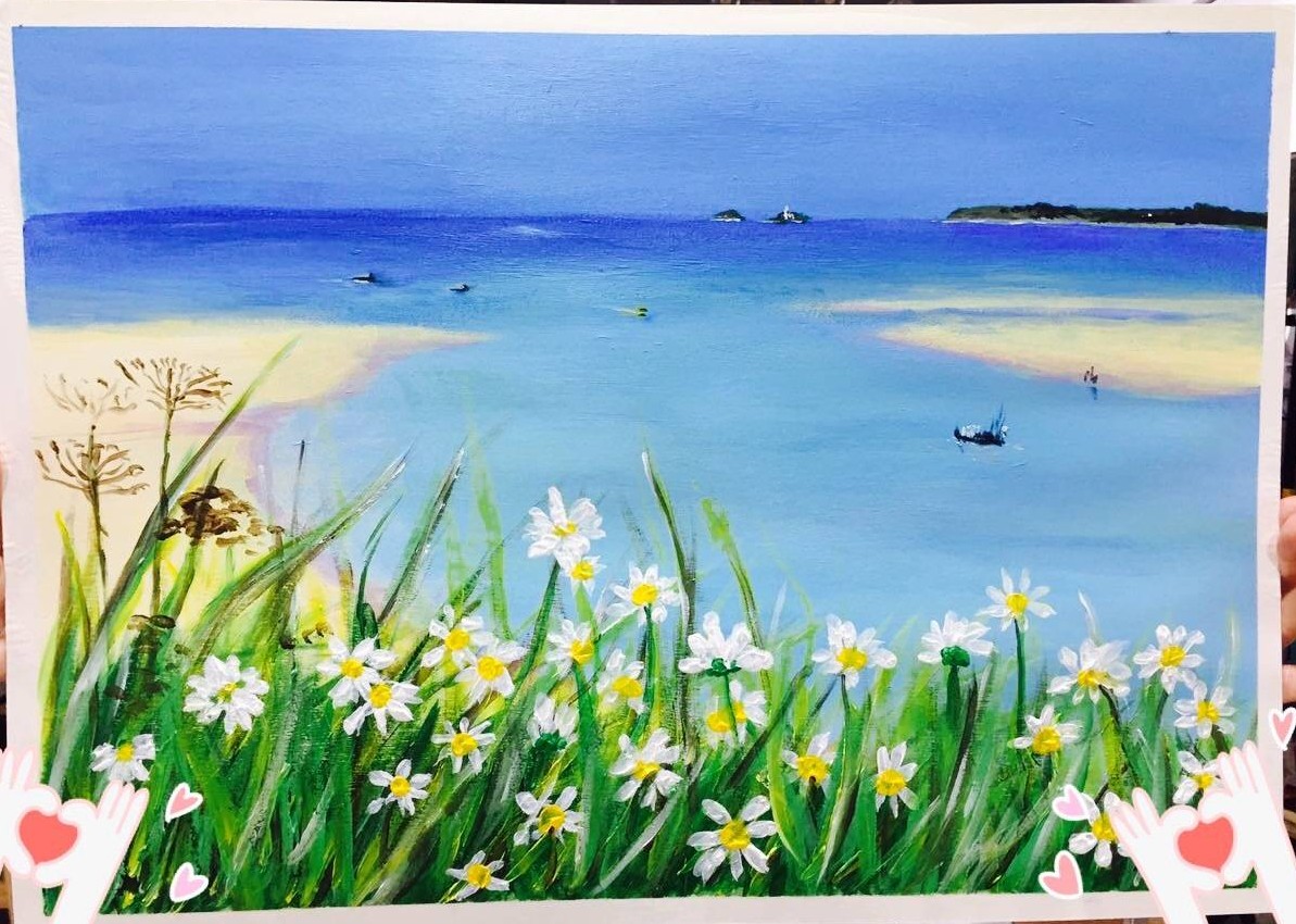 水粉画 