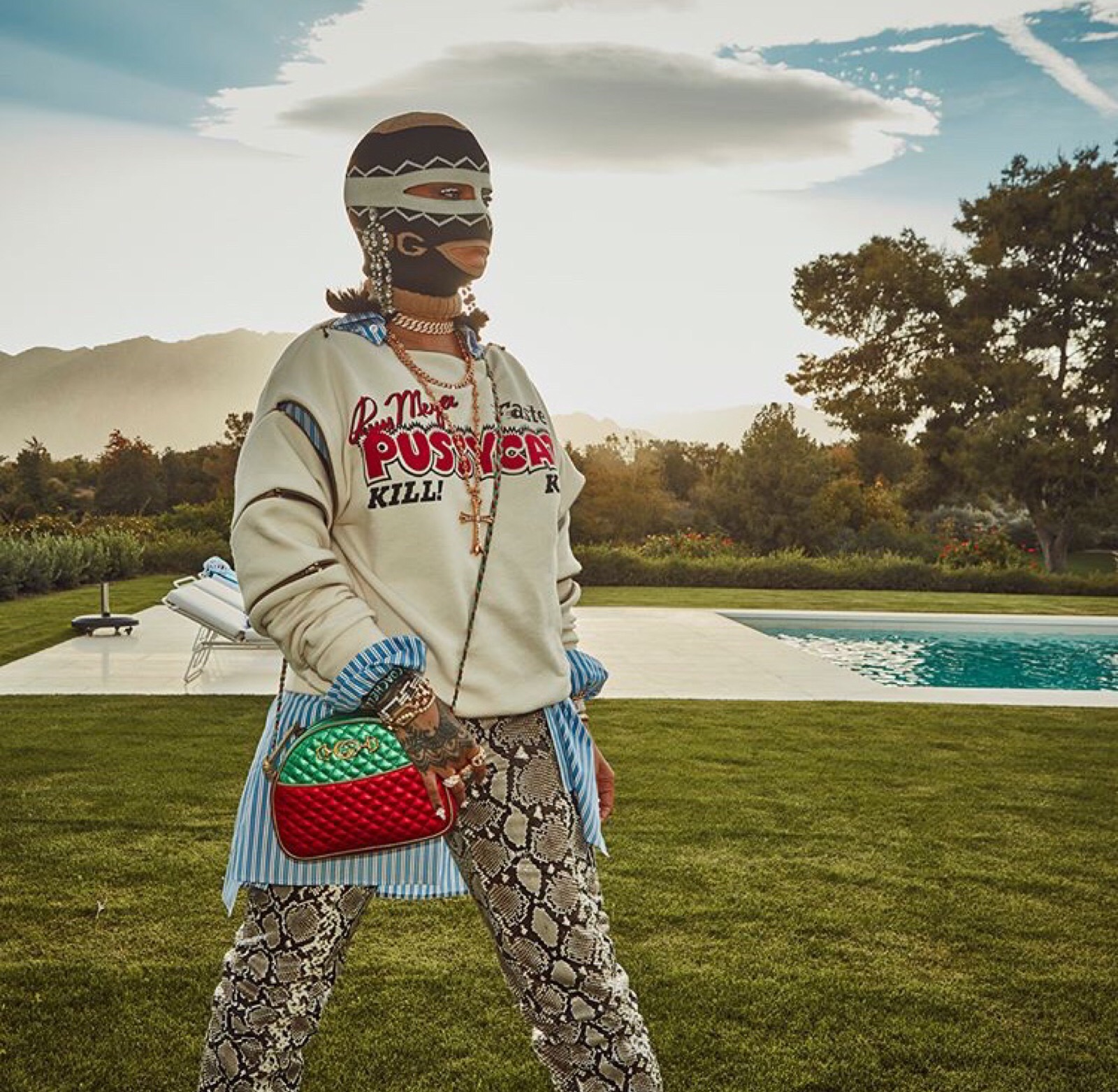 rihanna/来自ins自截/日日出街!