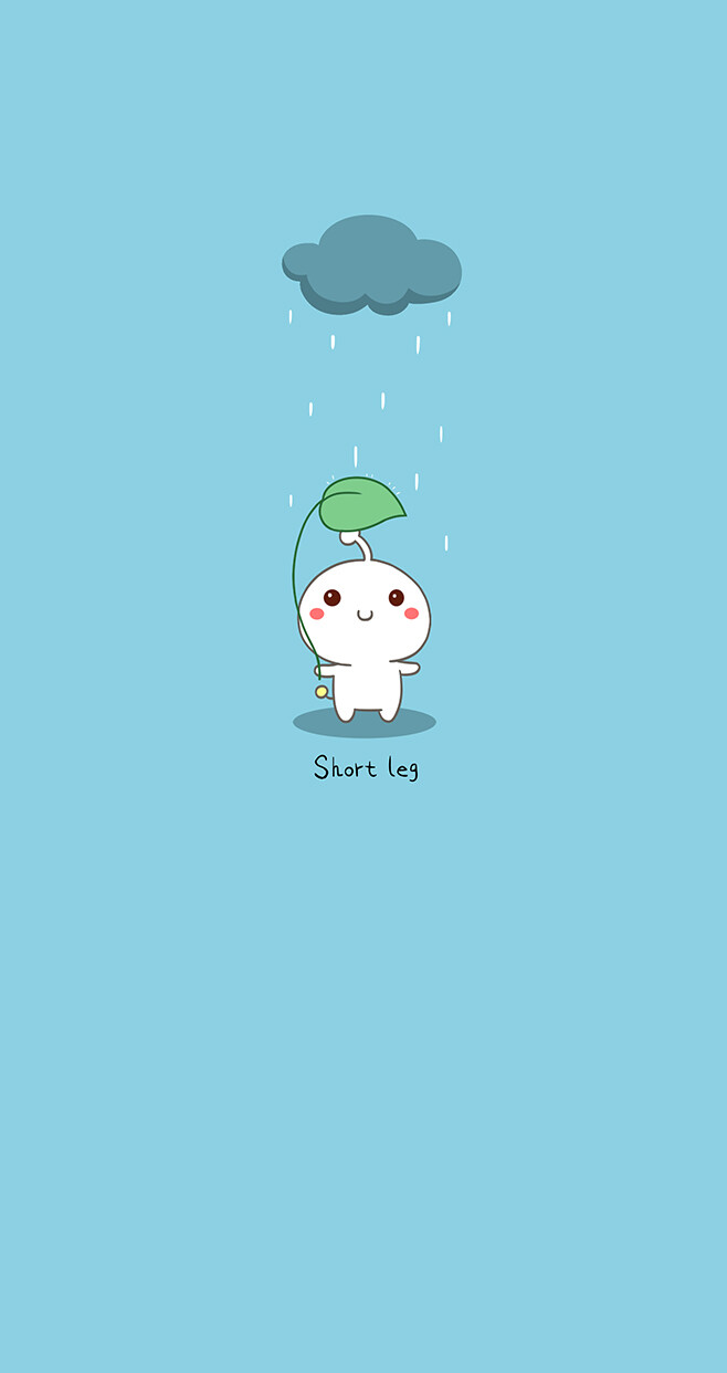 贱萌小短腿 小清新壁纸 萌 表情包 warmth文文