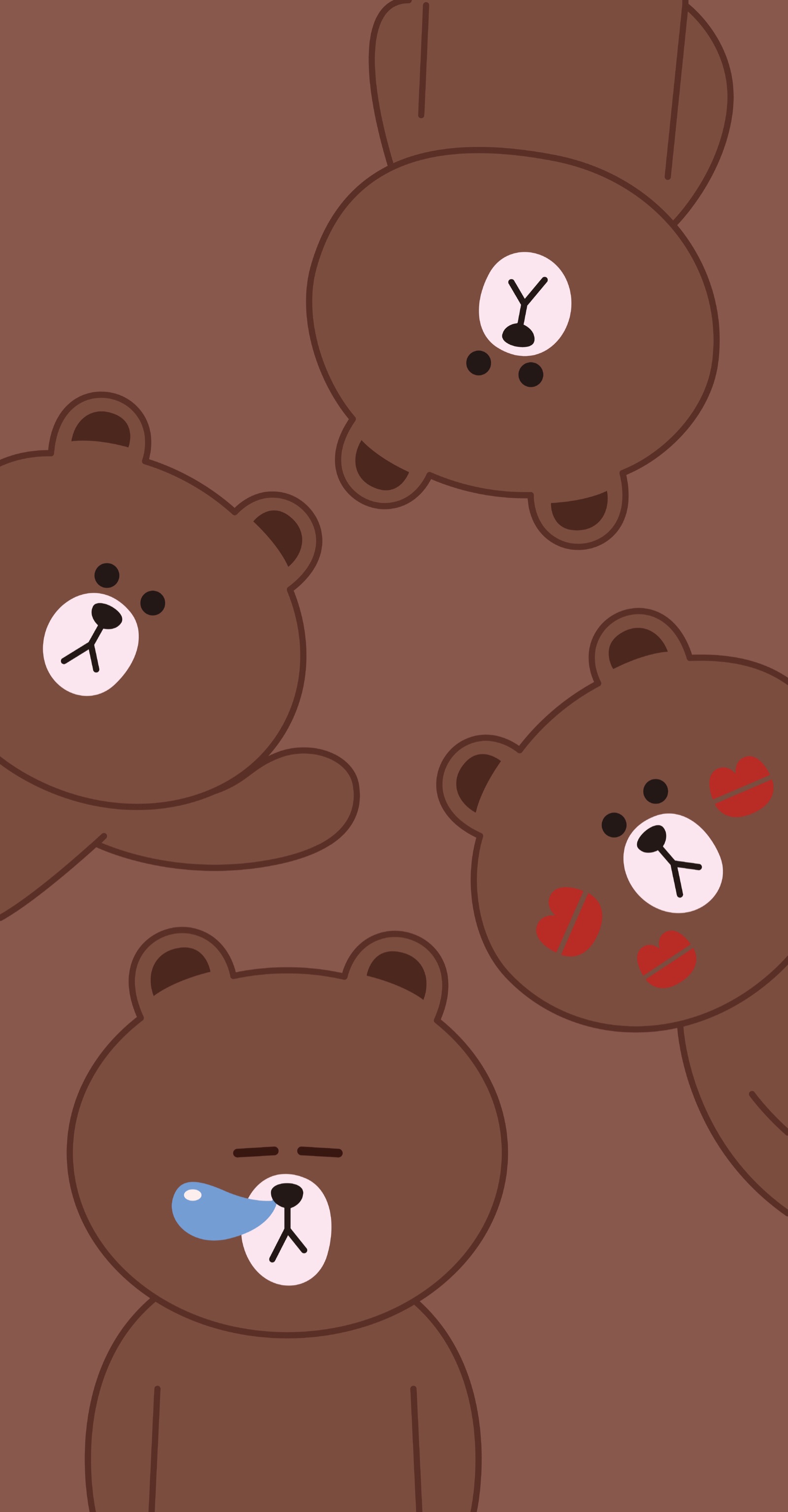 iphone 高清壁纸 linefriends