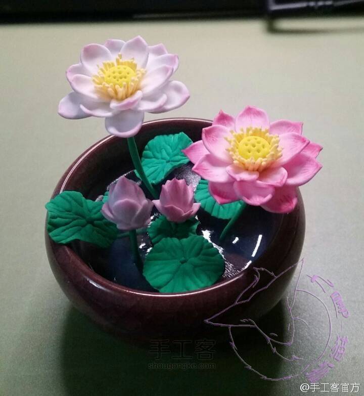软陶 超轻粘土 树脂粘土 可爱手作欣赏 出处见水印.转侵删