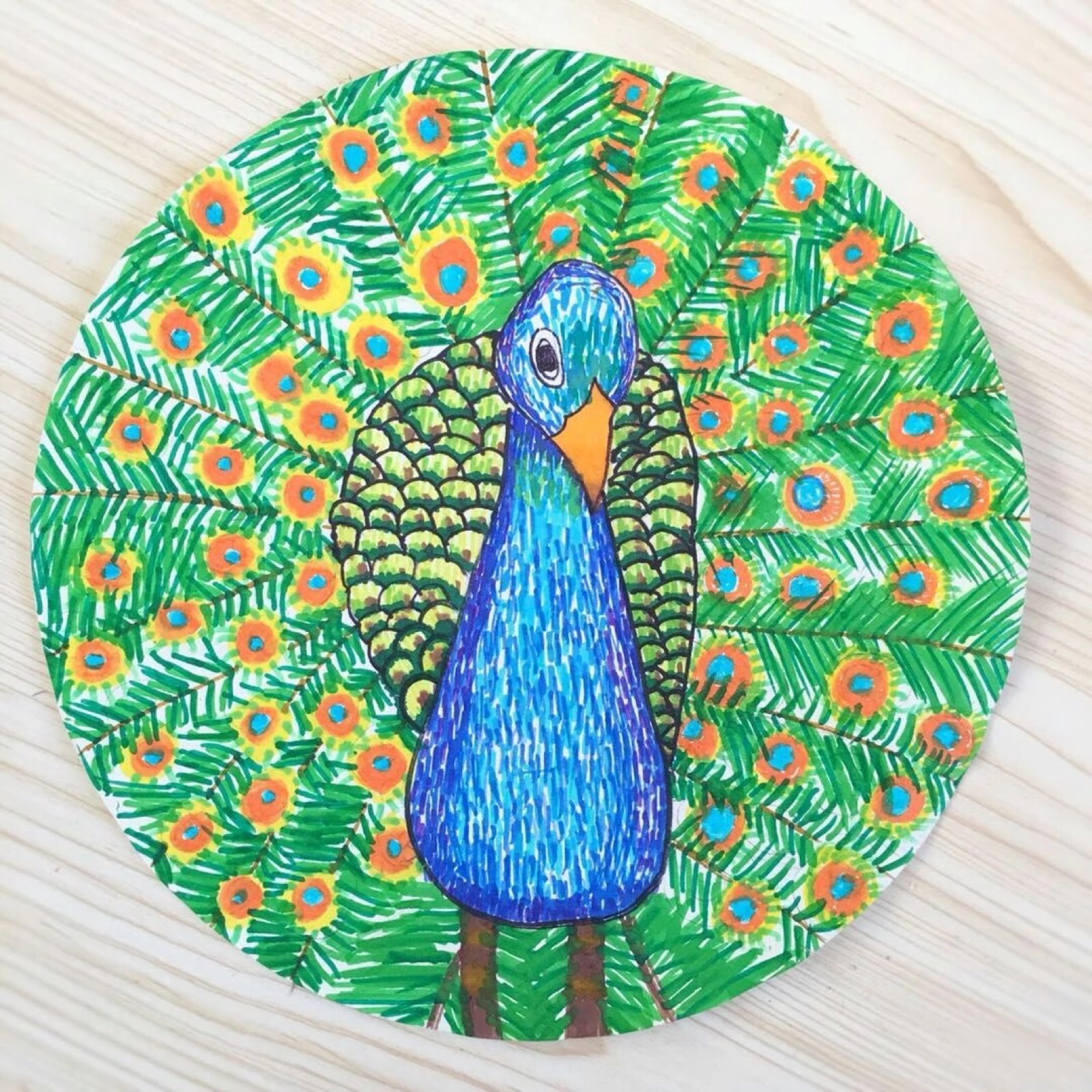 创意儿童画,粘贴画,水彩画,多元素画,重彩
