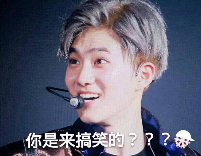 exo搞笑带字表情包