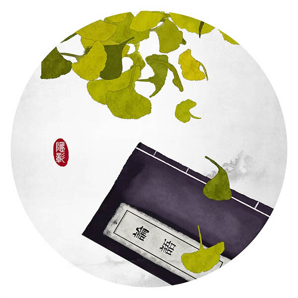 意境古典禅意24节气古风水墨画中式中国风古风插画
