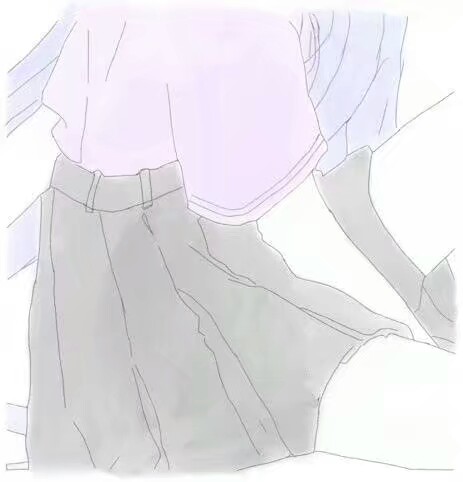 头像 漫头 女头 半身 部位 软妹 简约 日系