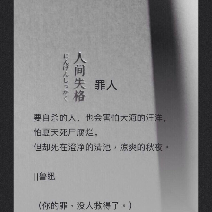 你的罪,没人救得了.