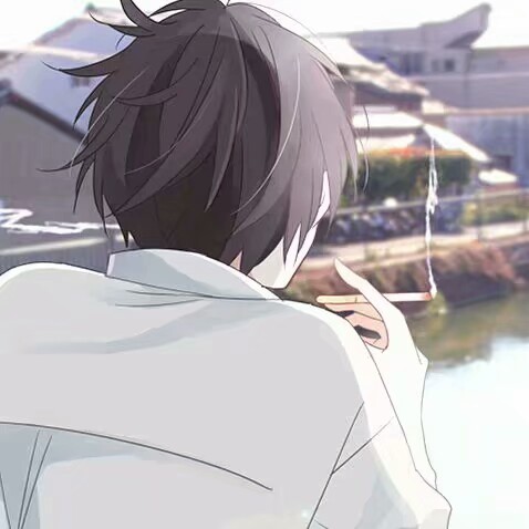 吸烟男头