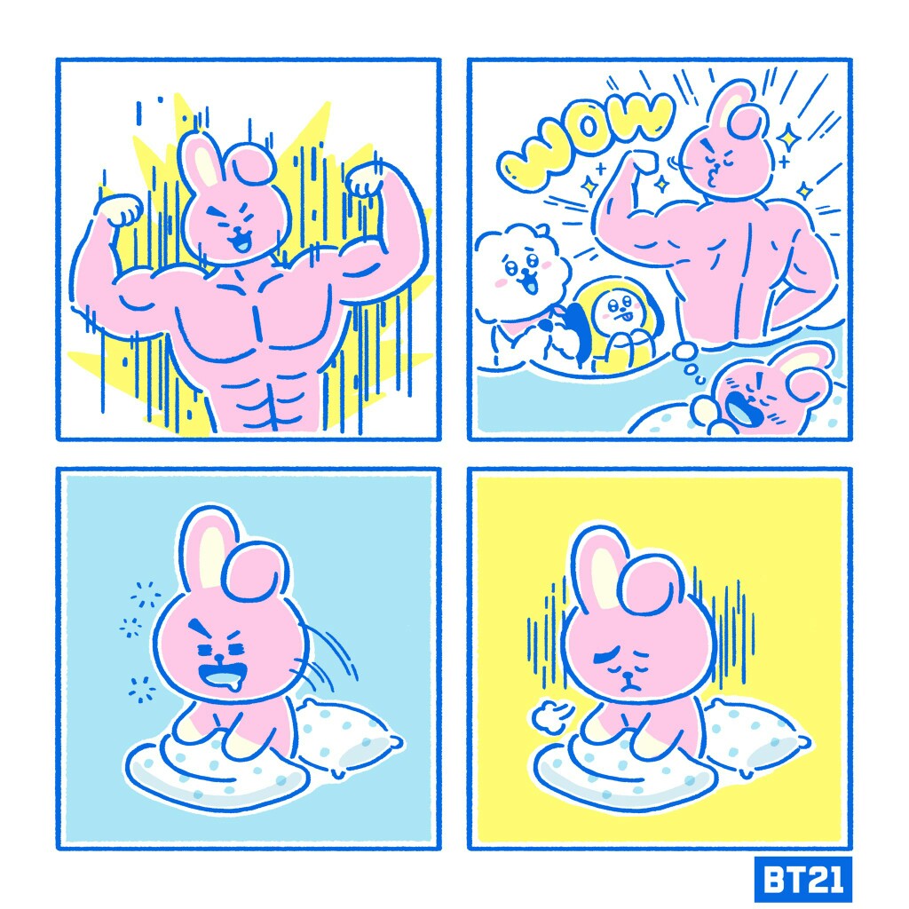 bt21 van koya rj shooky mang chimmy tata cooky