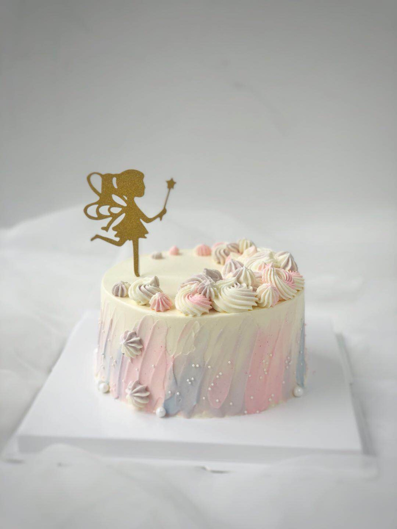 蛋糕 粉色小仙女