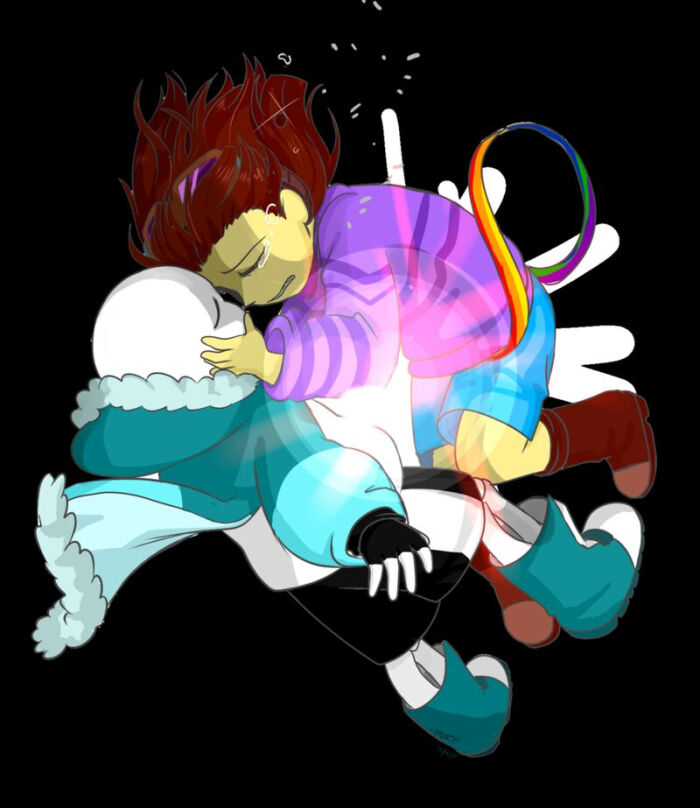 quantumtale]frisk×sans