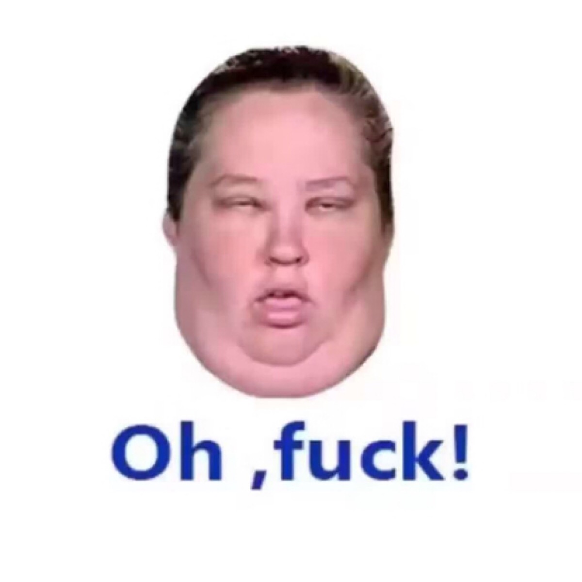oh fuck 双下巴 女生头像 欧美风恶搞