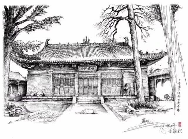 一个人,一座城,10年坚持手绘太原古建筑
