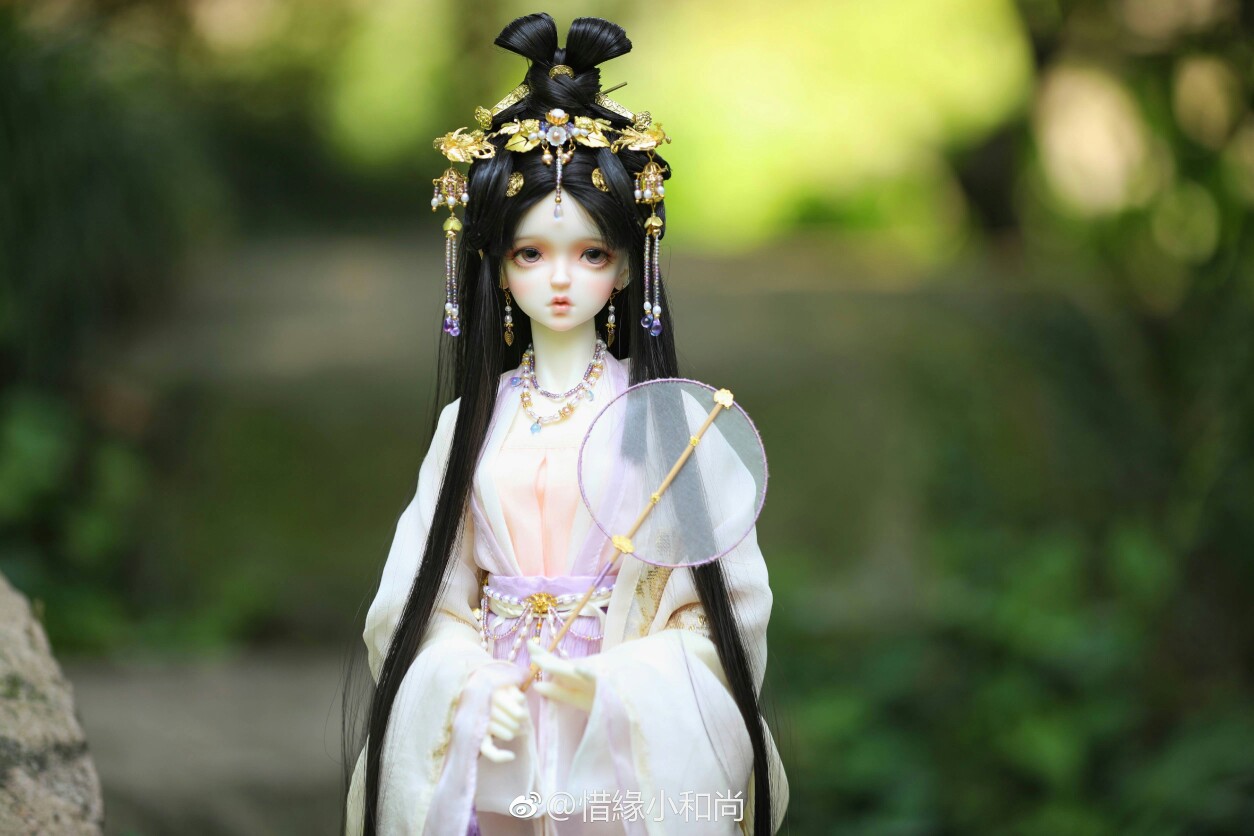 古风美人 sd娃娃 bjd 玩具 人偶 壁纸 萌物